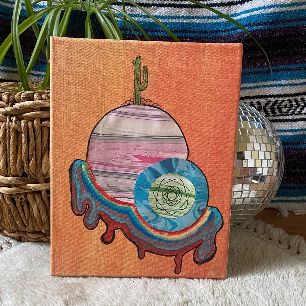 Original mixed media painting